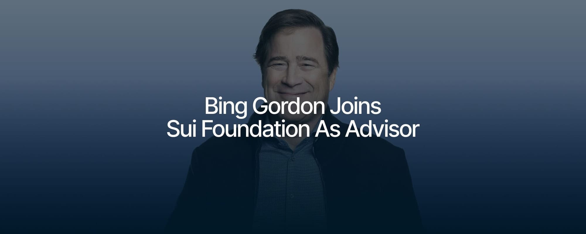 Seasoned Gaming Executive Bing Gordon Joins Sui Foundation as an Advisor