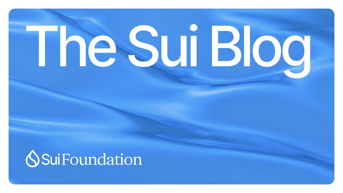 The Sui Blog