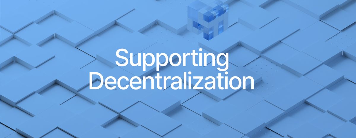 Supporting Decentralization and the Sui Community