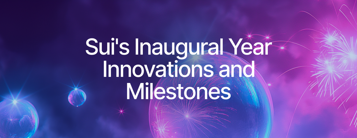 Sui's Leading Technology Results in a Stunning First Year