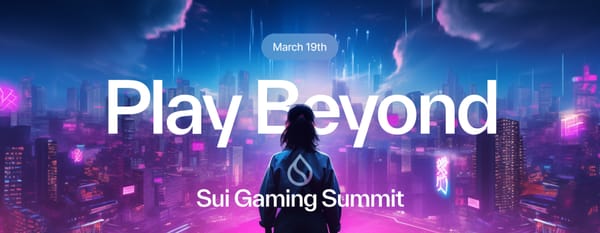 Play Beyond: Sui Gaming Summit Comes to GDC in March