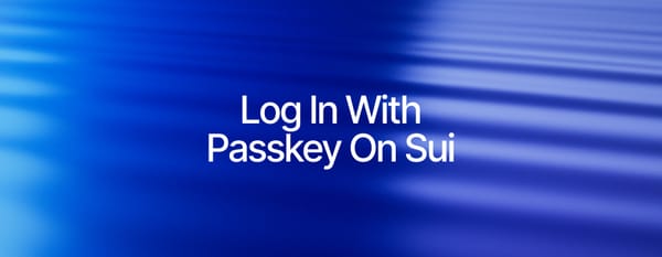 Sui Introduces Passkey for Seamless User Onboarding