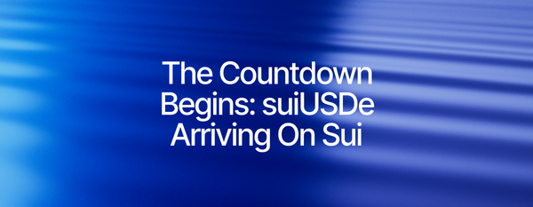 Sui, SUIG, and Ethena to Launch Native suiUSDe