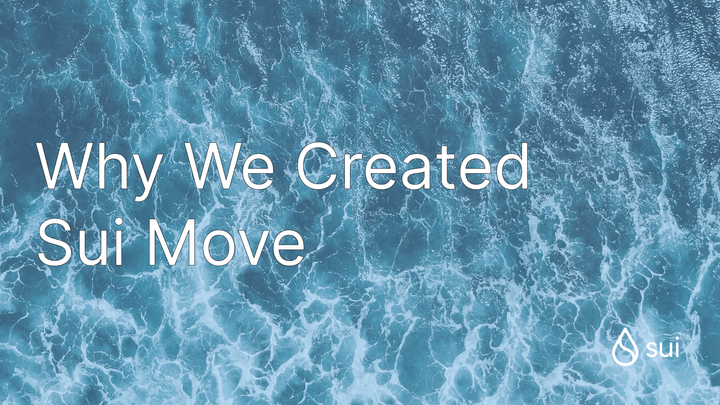 Why We Created Sui Move