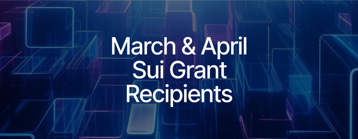 Sui Foundation's Grant Awardees: March-April Edition