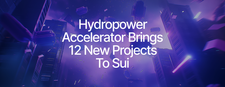 12 Teams Build on Sui Through Hydropower Accelerator