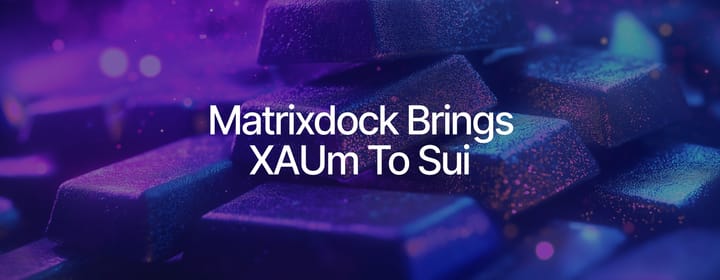 Tokenized Gold Now Live on Sui Amid Institutional Surge
