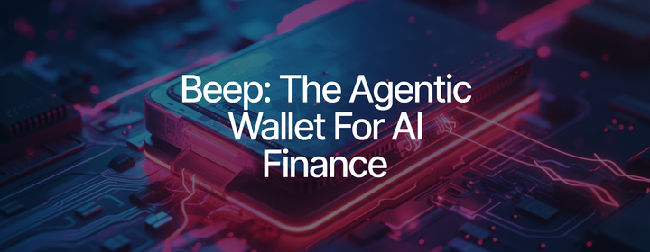 The Agentic Economy is Coming to Sui as Agentic Finance Protocol, Beep, Emerges from Stealth